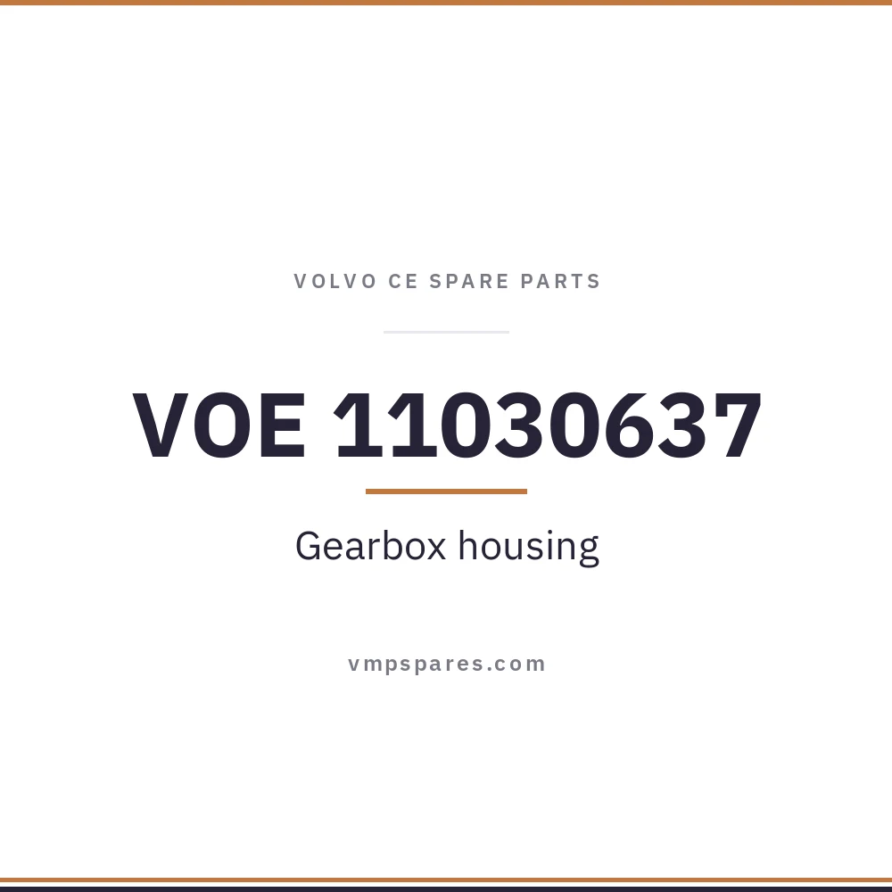 VOE 11030637 – Gearbox housing