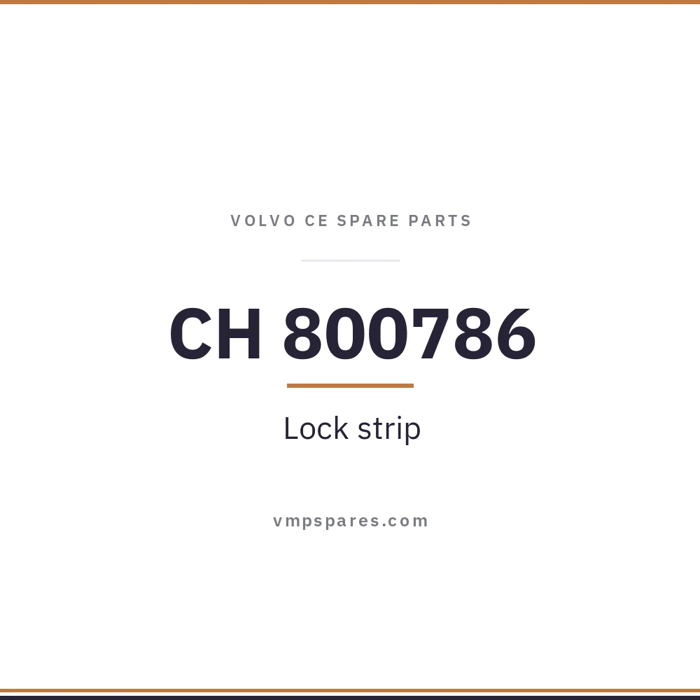 CH 800786 – Lock strip