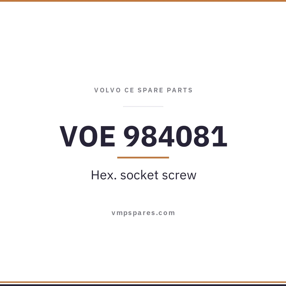 VOE 984081 – Hex. socket screw