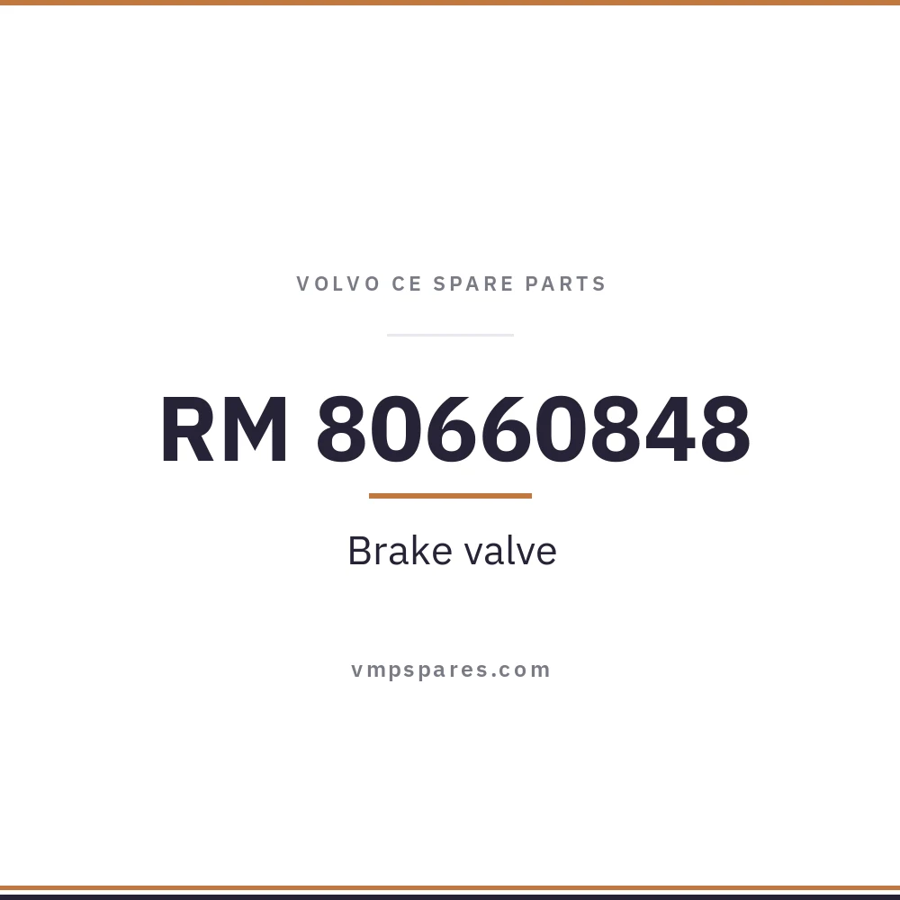 RM 80660848 – Brake valve