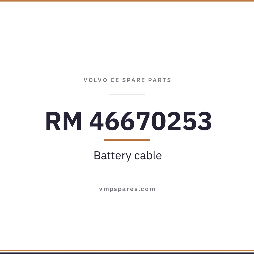 RM 46670253 – Battery cable