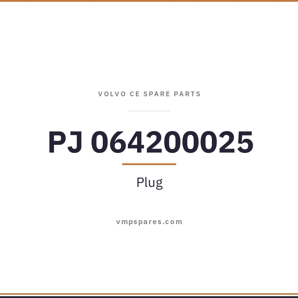 PJ 064200025 – Plug