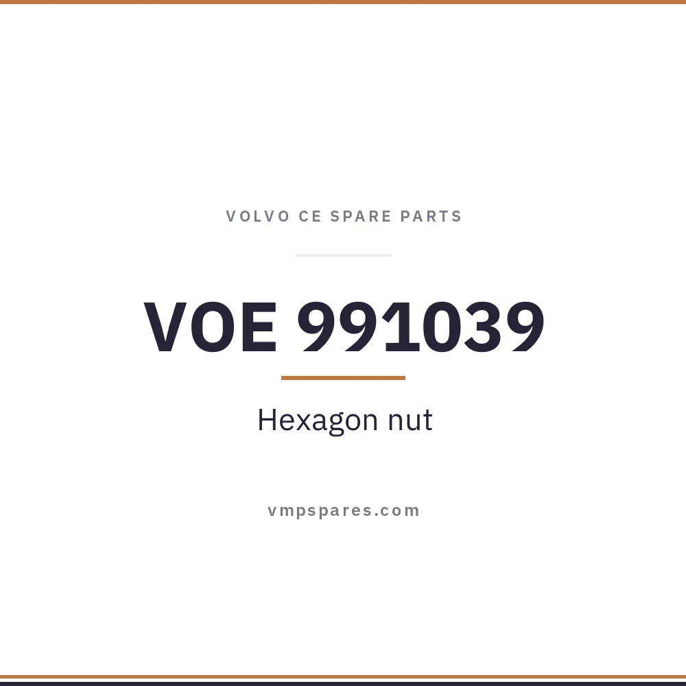 VOE 991039 – Hexagon nut