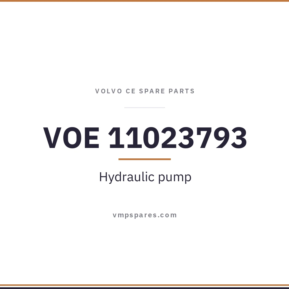 VOE 11023793 – Hydraulic pump