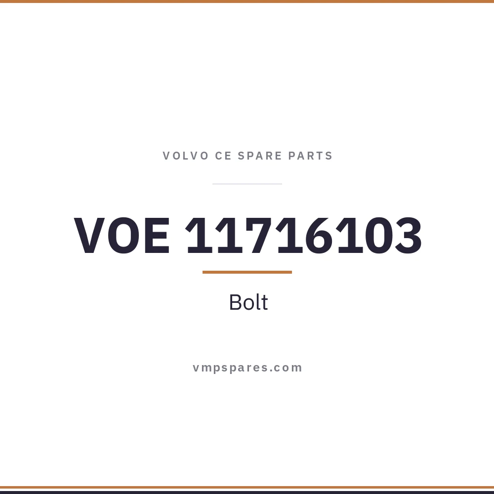 VOE 11716103 – Bolt