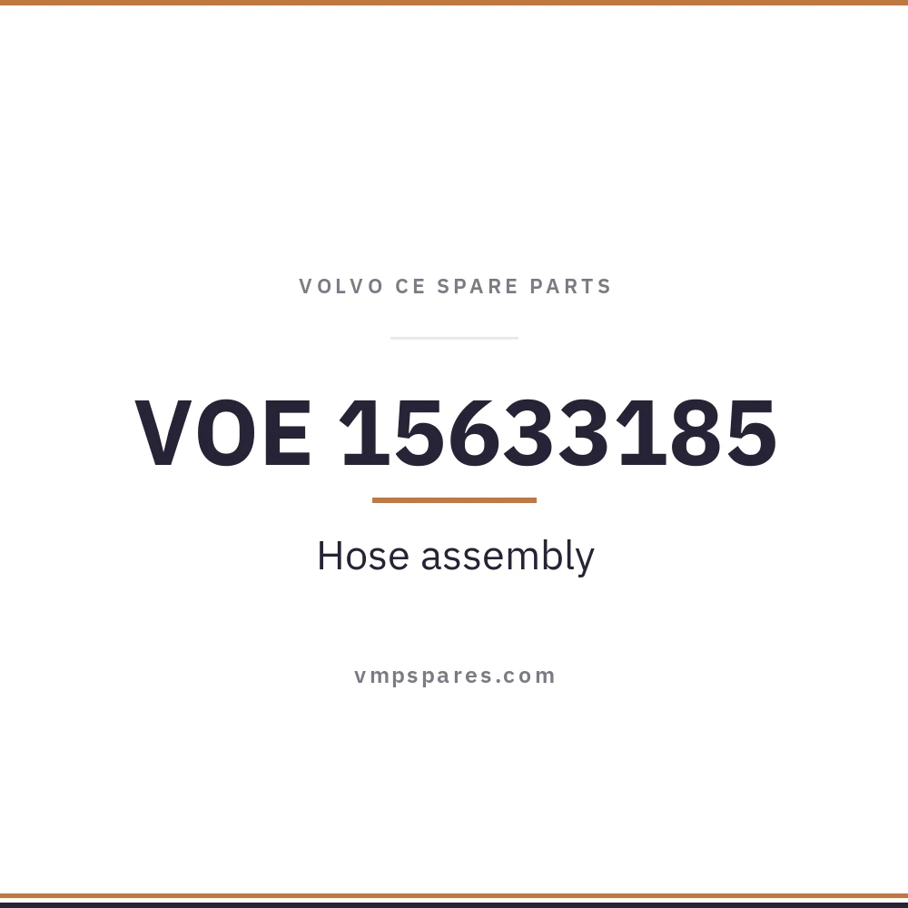 VOE 15633185 – Hose assembly