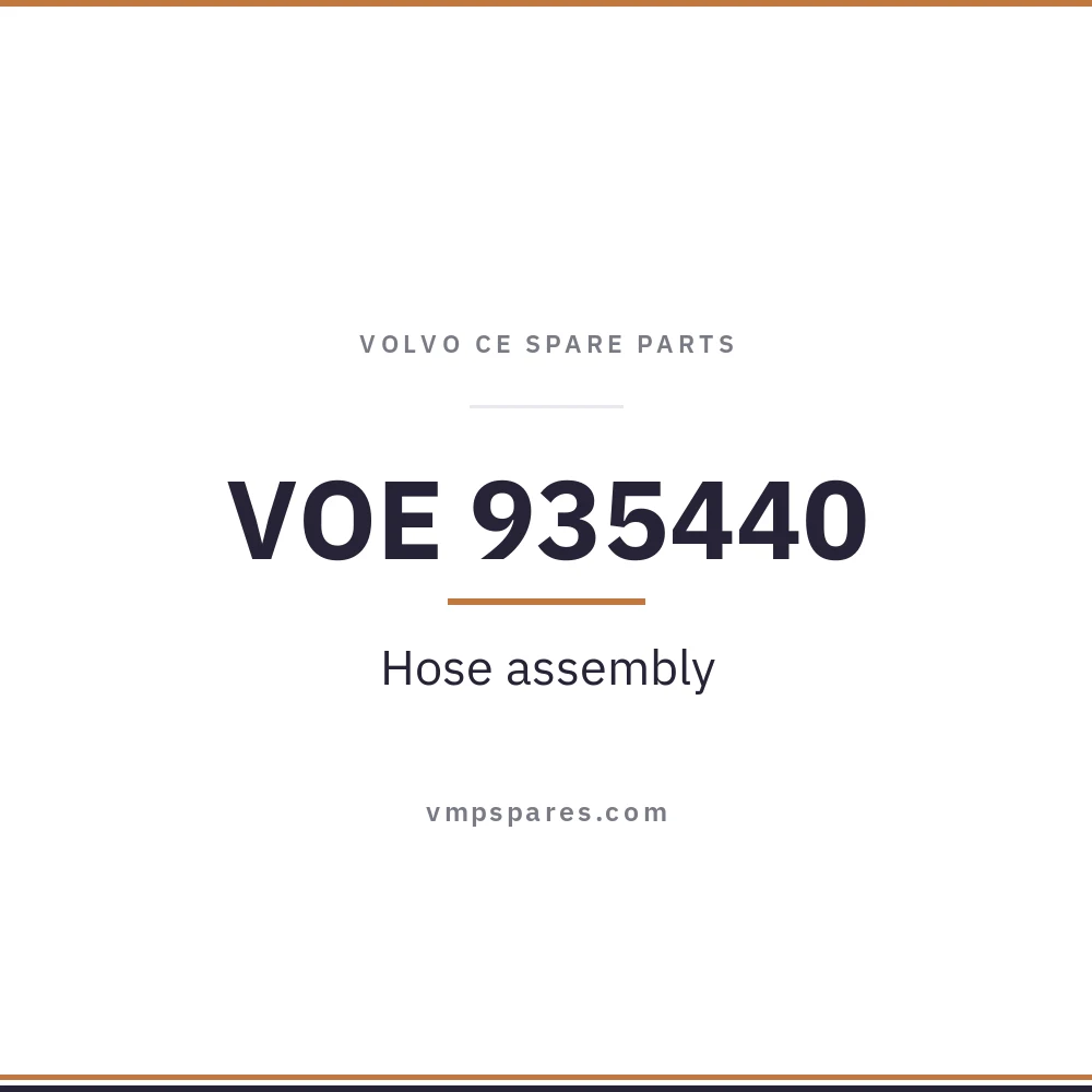 VOE 935440 – Hose assembly