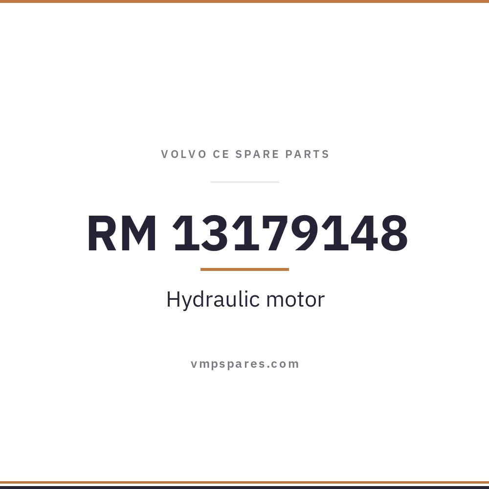 RM 13179148 – Hydraulic motor