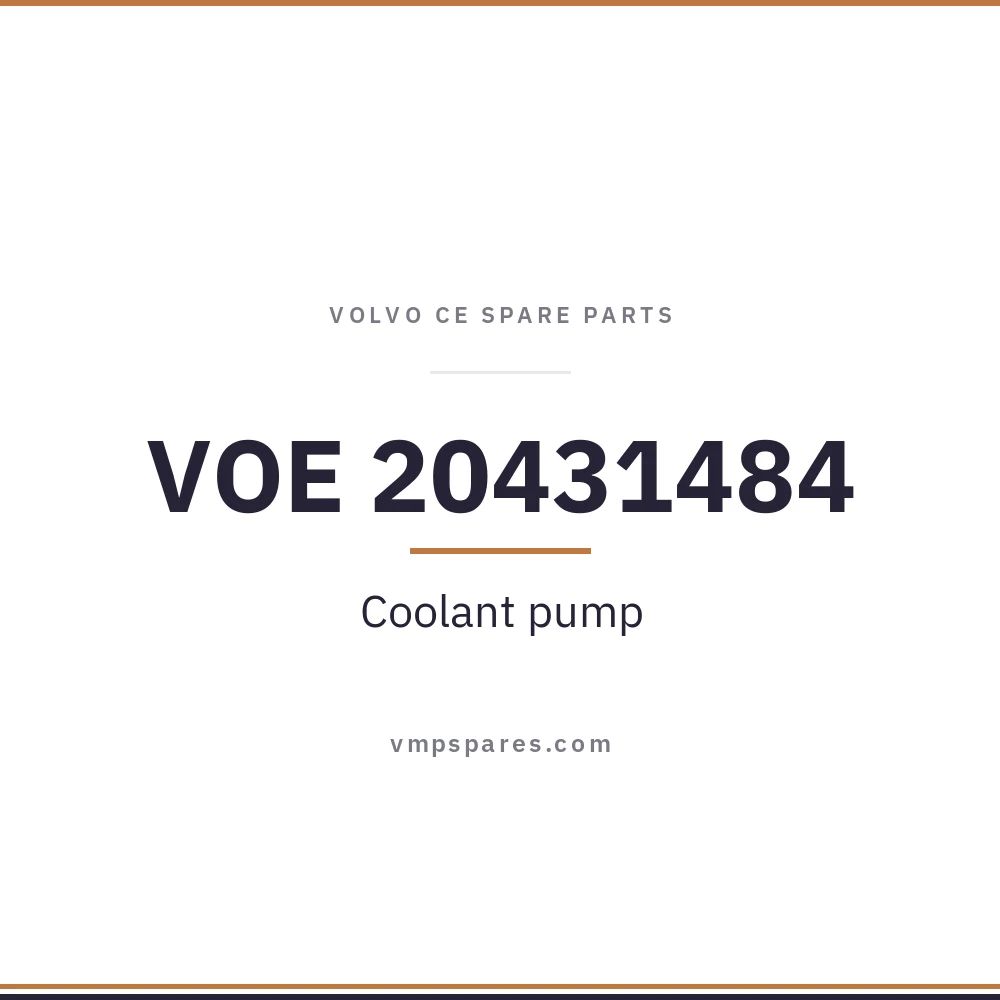 VOE 20431484 – Coolant pump