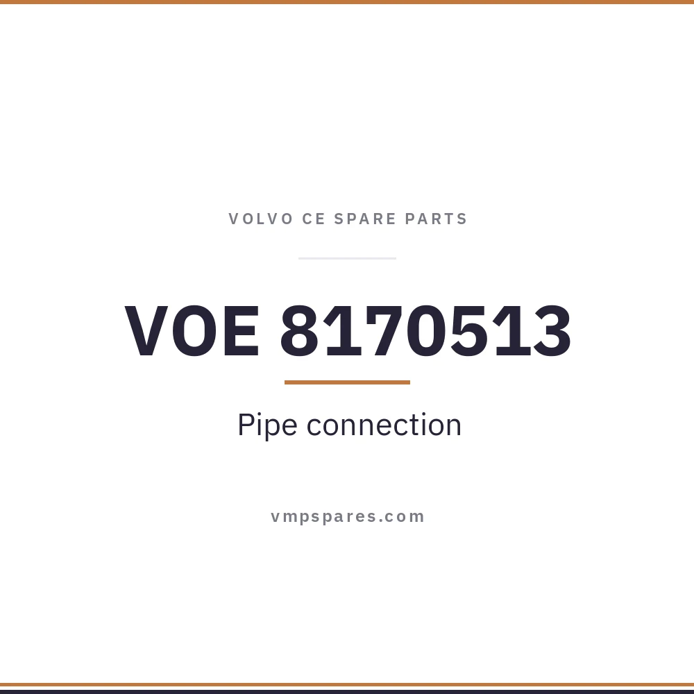 VOE 8170513 – Pipe connection