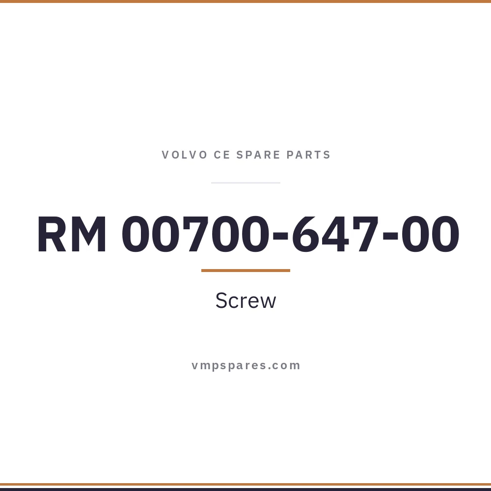 RM 00700-647-00 – Screw