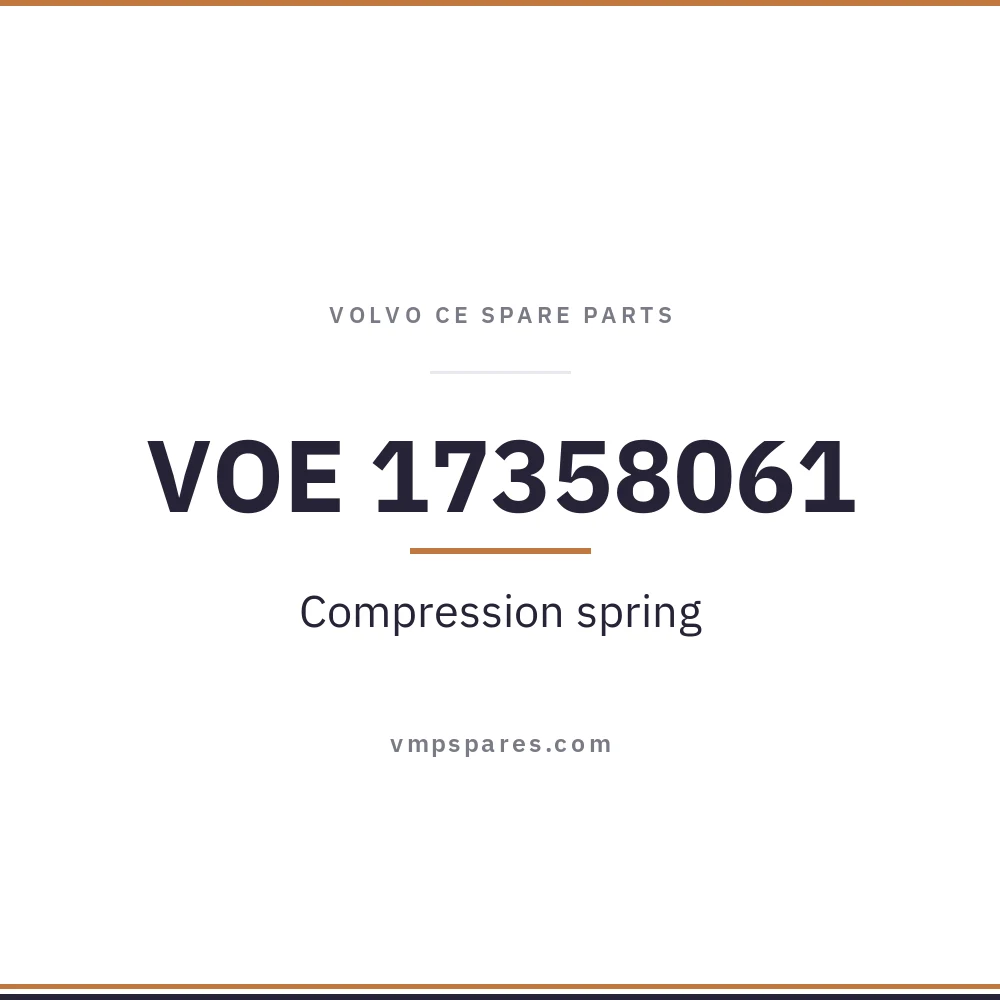VOE 17358061 – Compression spring