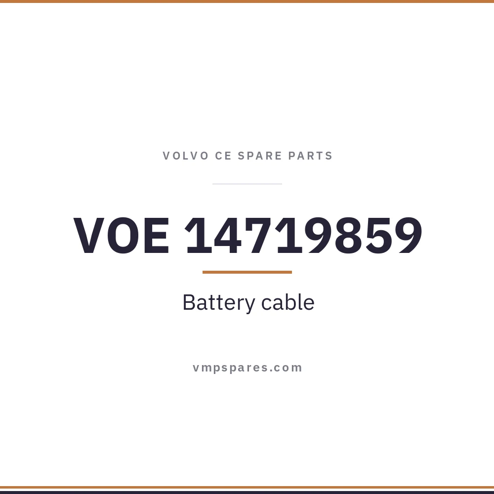 VOE 14719859 – Battery cable