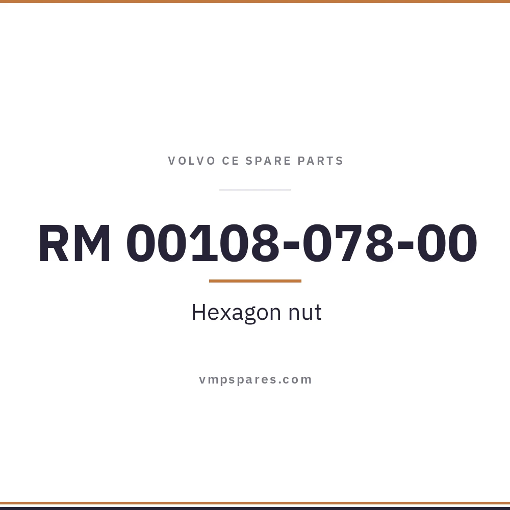 RM 00108-078-00 – Hexagon nut