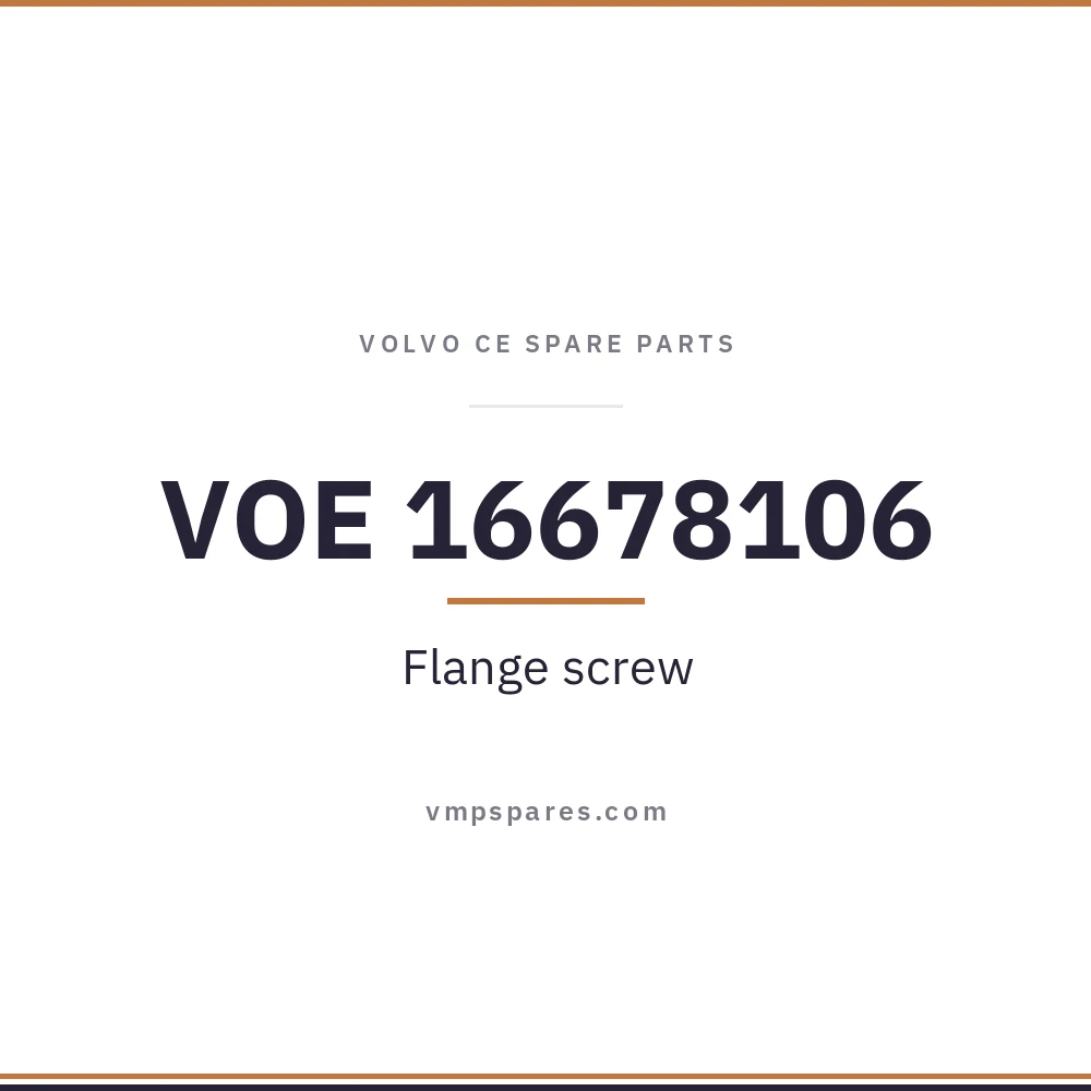 VOE 16678106 – Flange screw