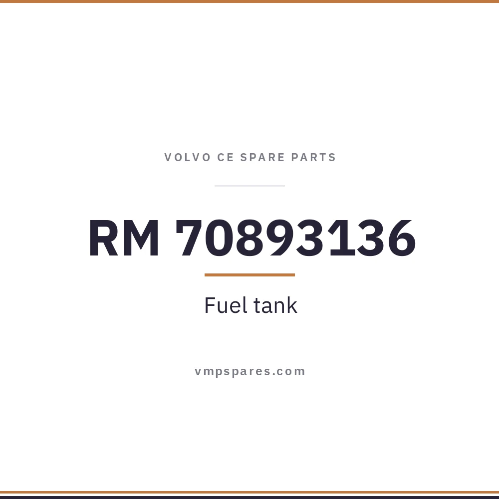 RM 70893136 – Fuel tank