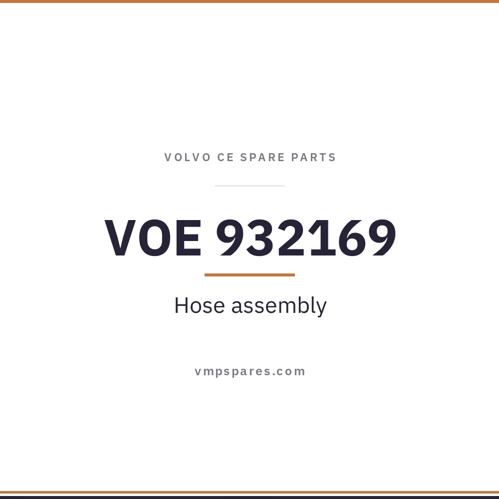 VOE 932169 – Hose assembly
