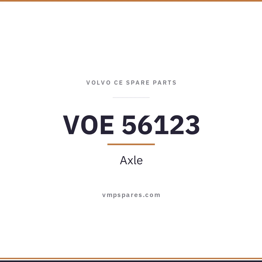 VOE 56123 – Axle