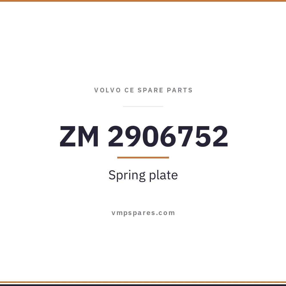 ZM 2906752 – Spring plate