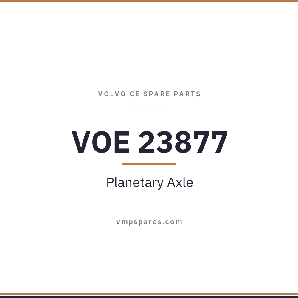 VOE 23877 – Planetary Axle