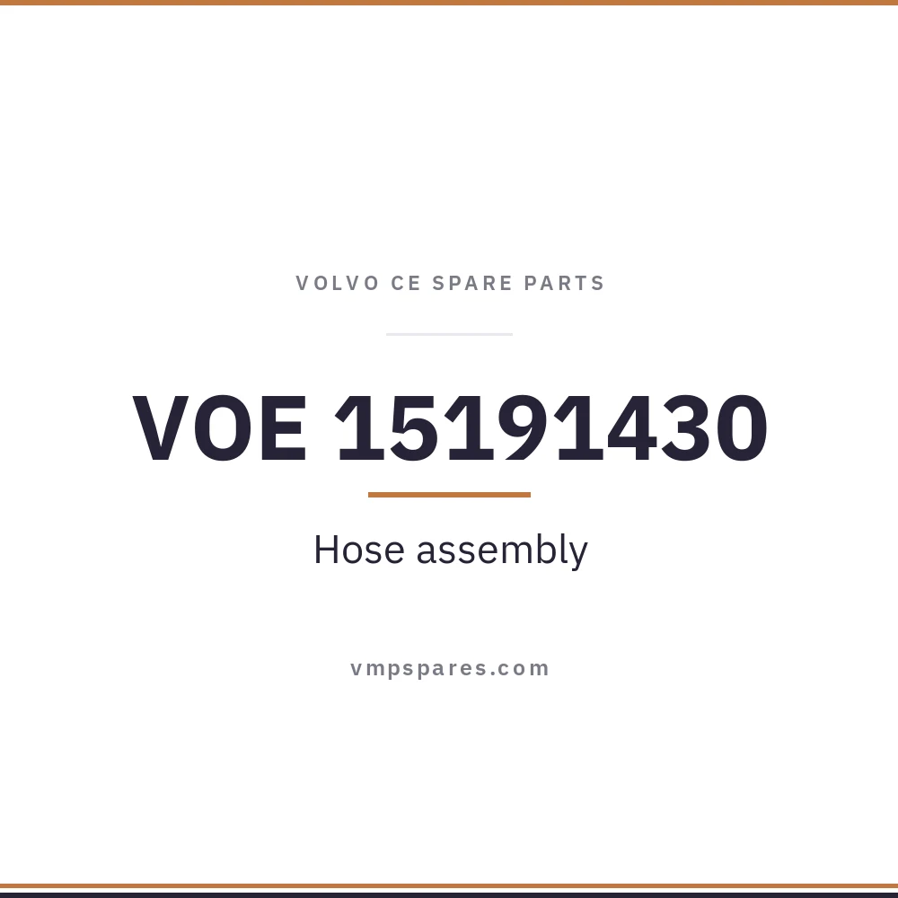 VOE 15191430 – Hose assembly