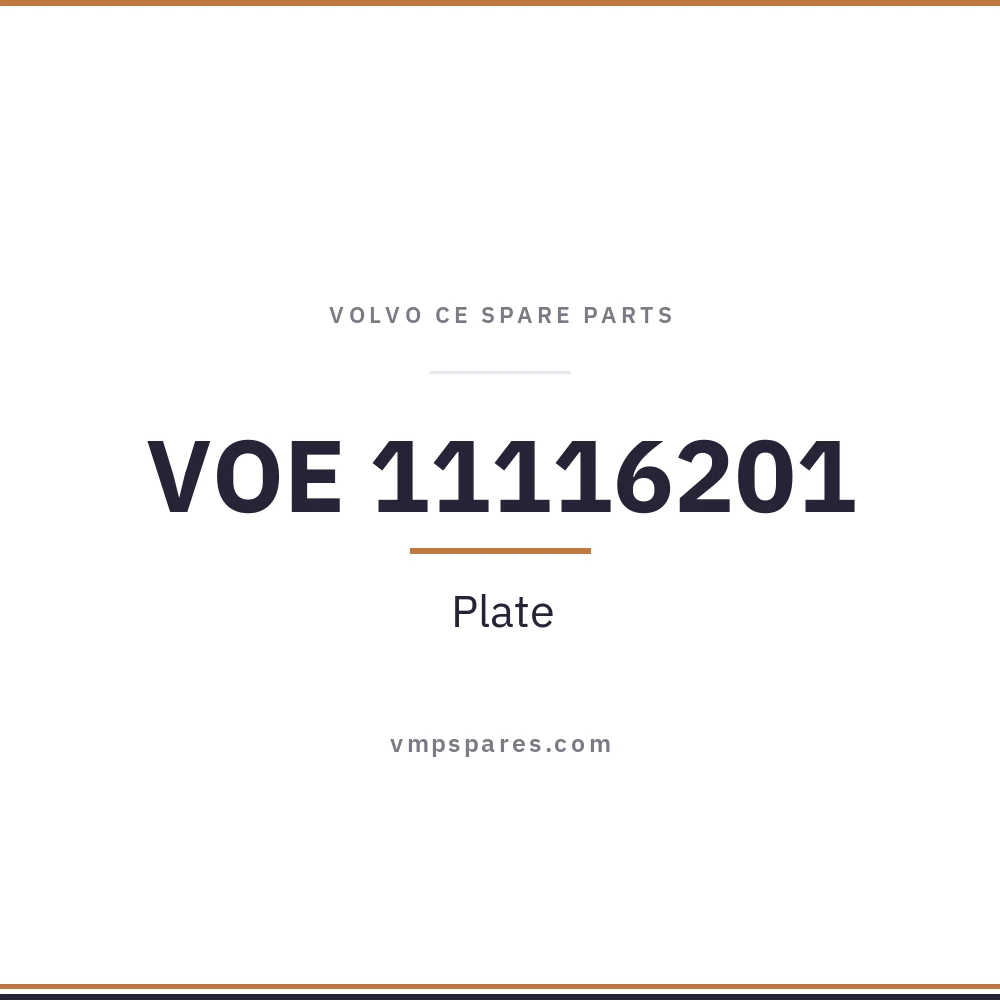 VOE 11116201 – Plate