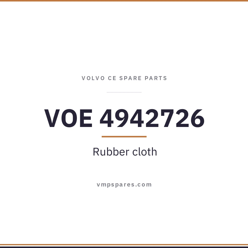 VOE 4942726 – Rubber cloth
