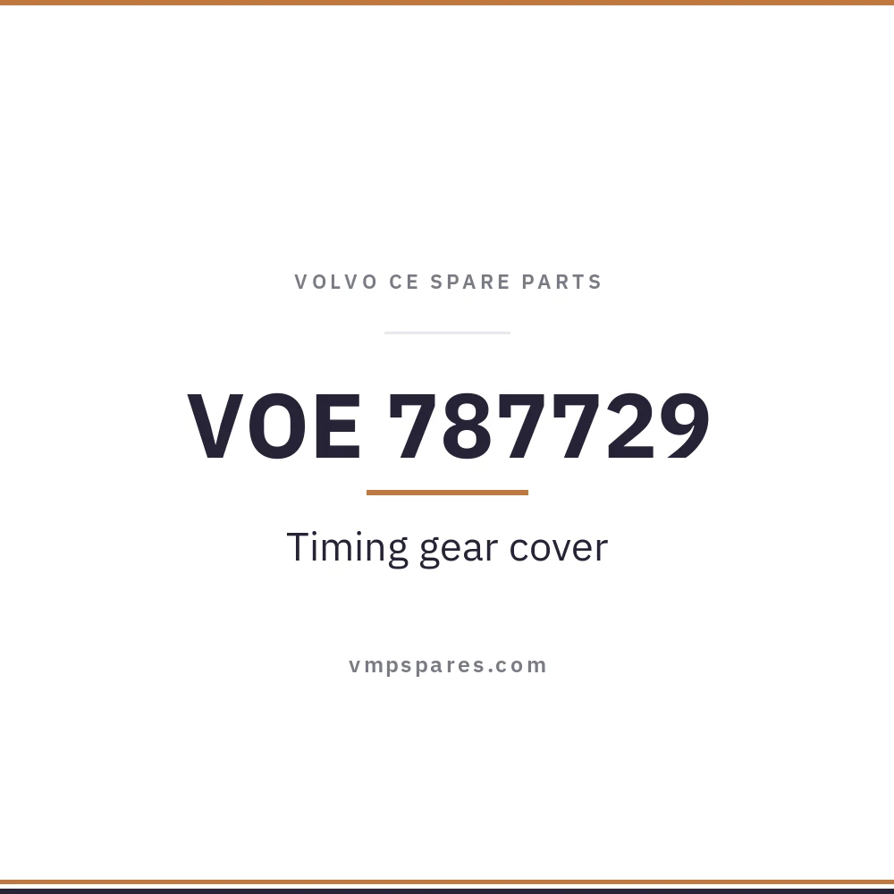 VOE 787729 – Timing gear cover