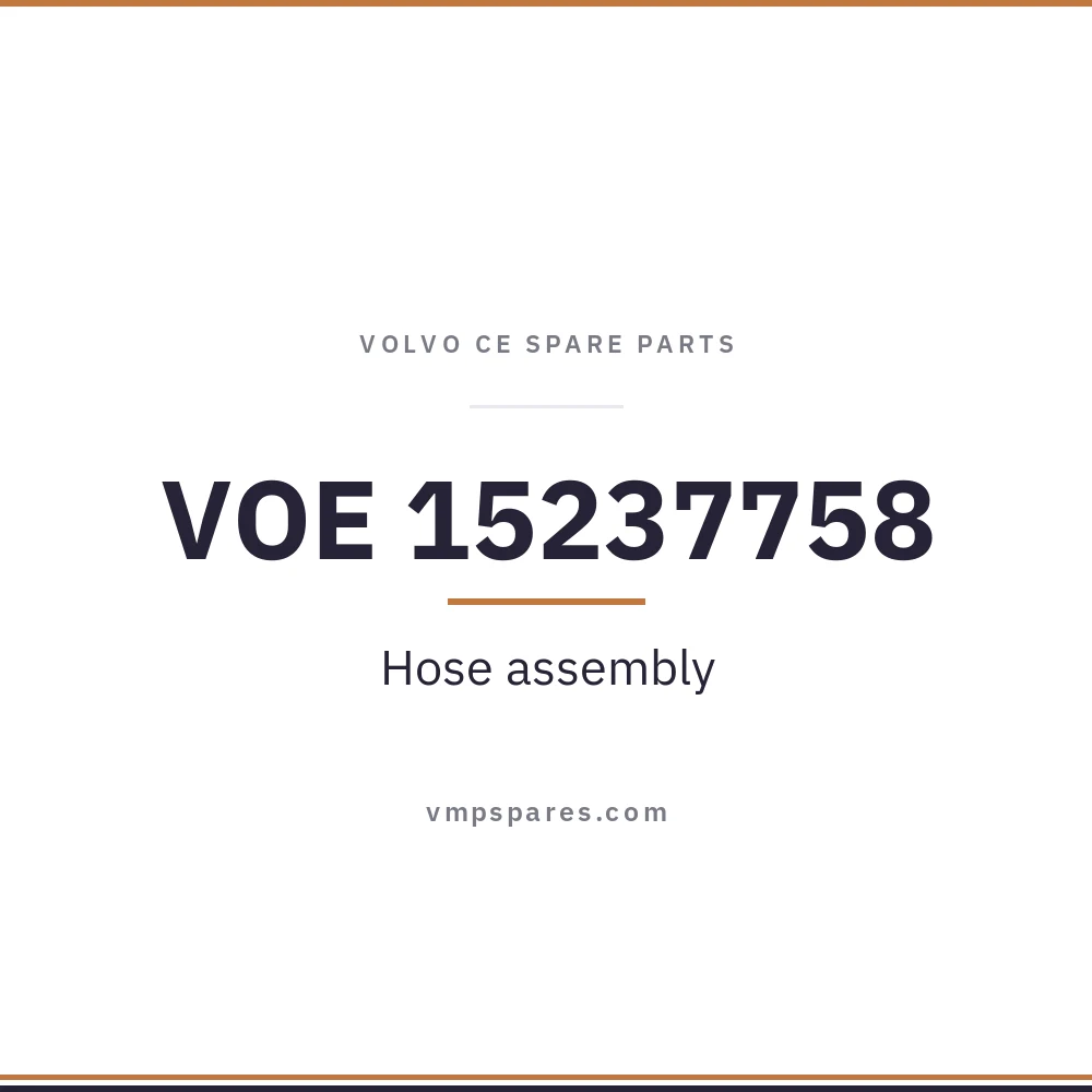 VOE 15237758 – Hose assembly
