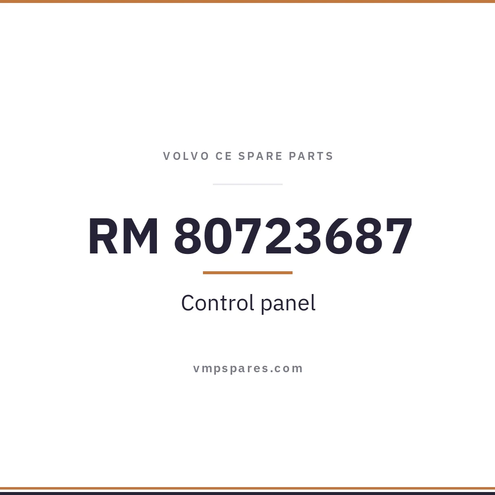 RM 80723687 – Control panel