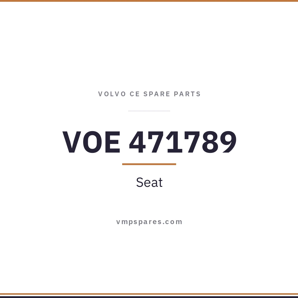 VOE 471789 – Seat