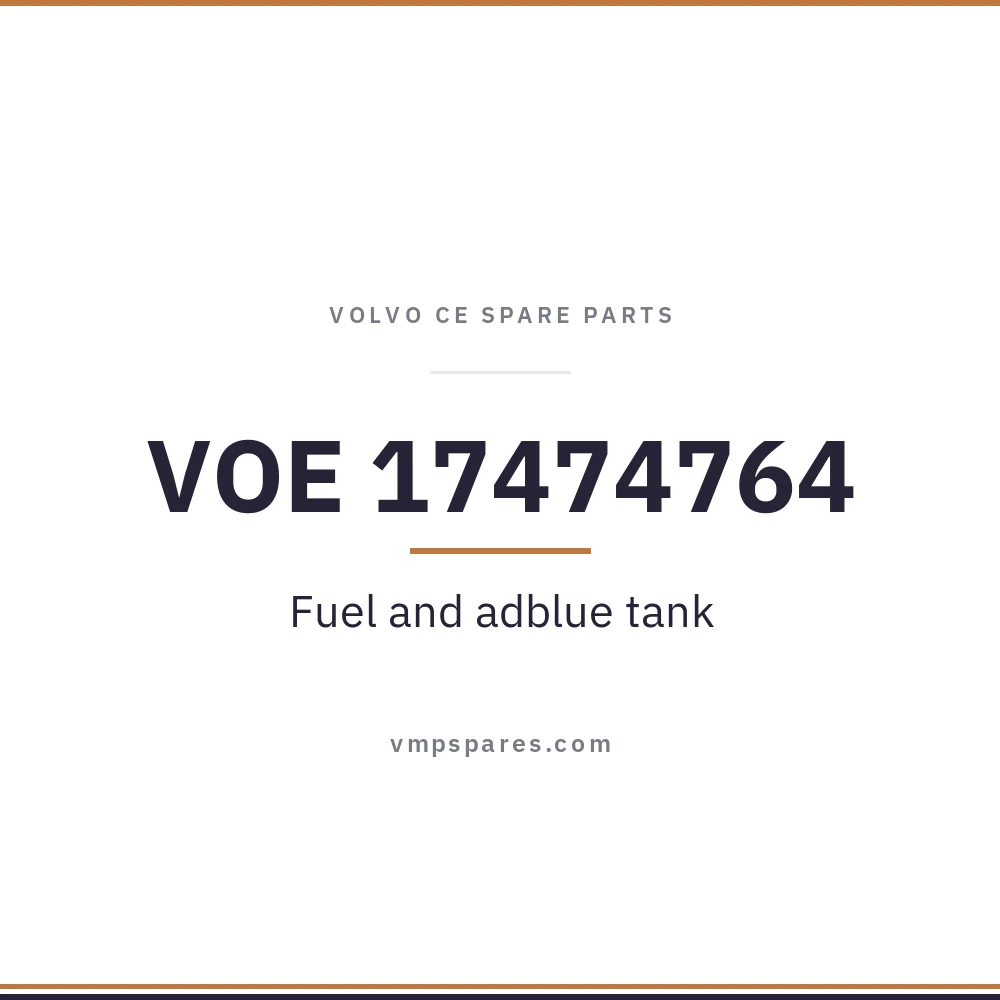 VOE 17474764 – Fuel and adblue tank