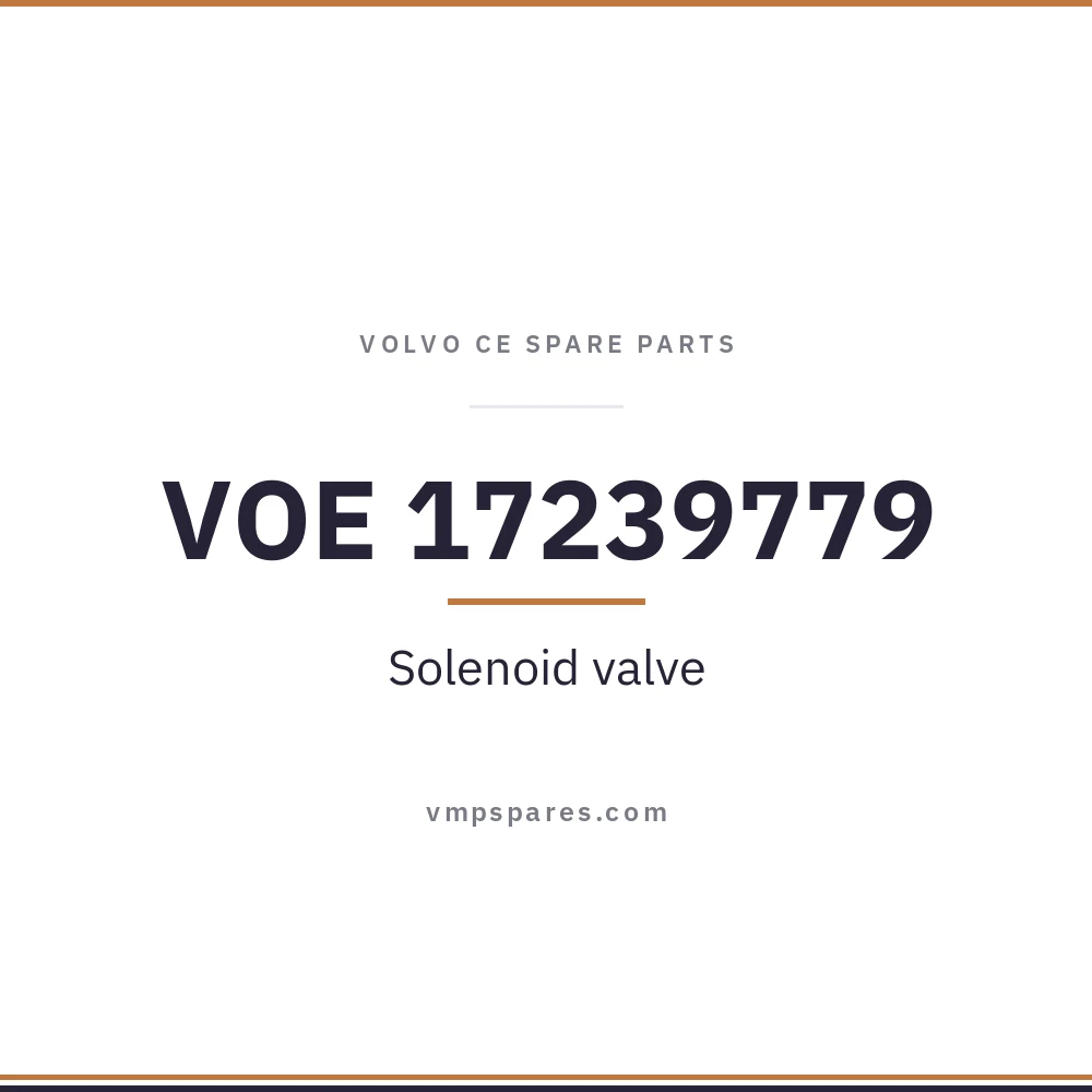 VOE 17239779 – Solenoid valve