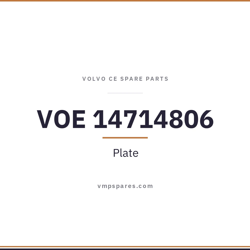 VOE 14714806 – Plate