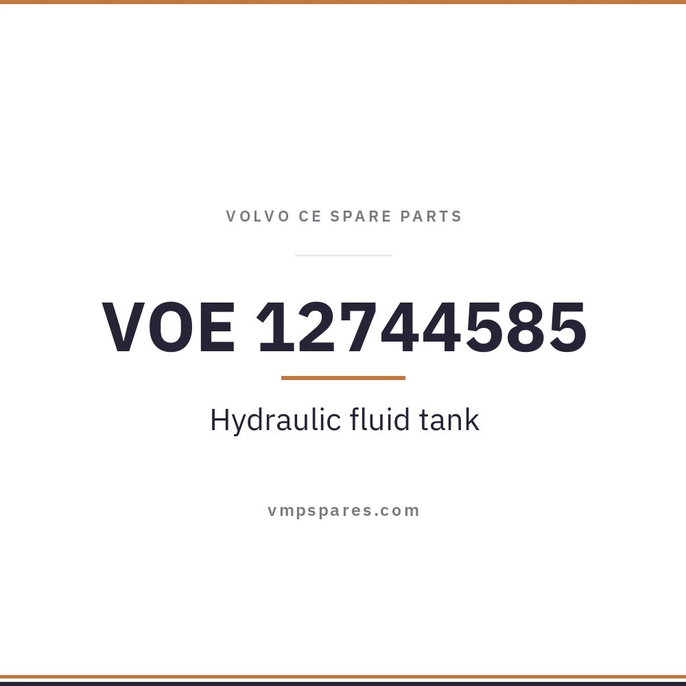 VOE 12744585 – Hydraulic fluid tank