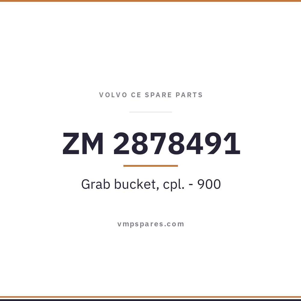 ZM 2878491 – Grab bucket, cpl.  – 900