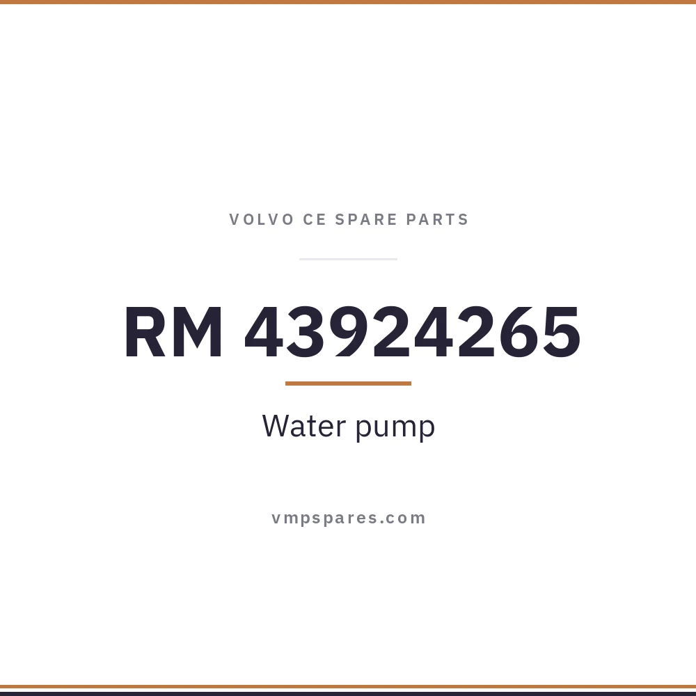 RM 43924265 – Water pump
