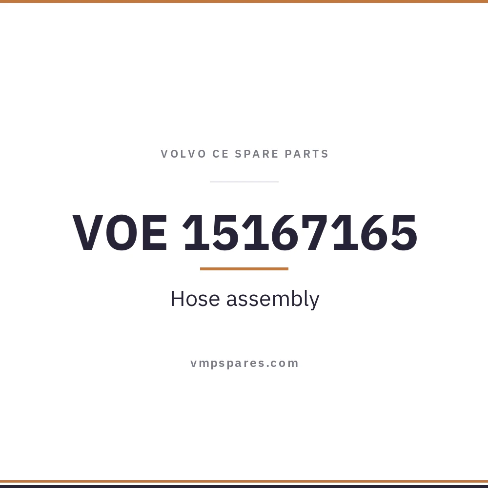 VOE 15167165 – Hose assembly