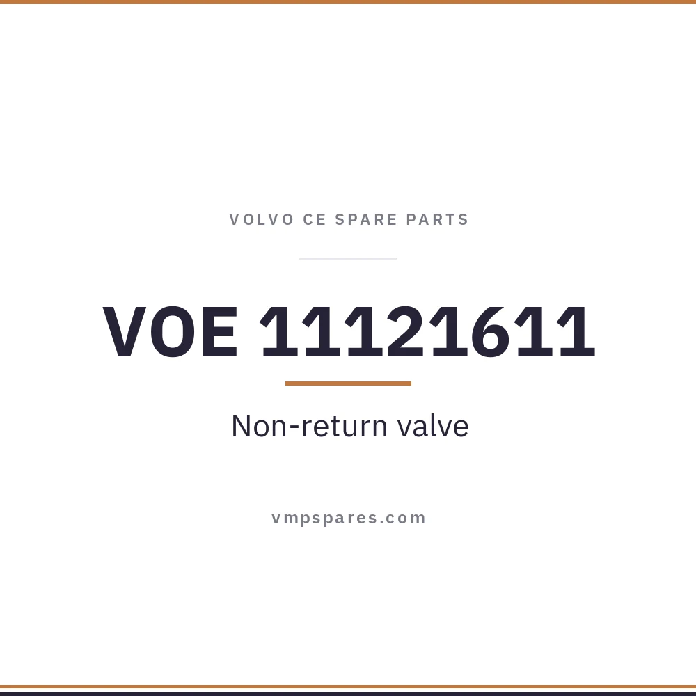 VOE 11121611 – Non-return valve