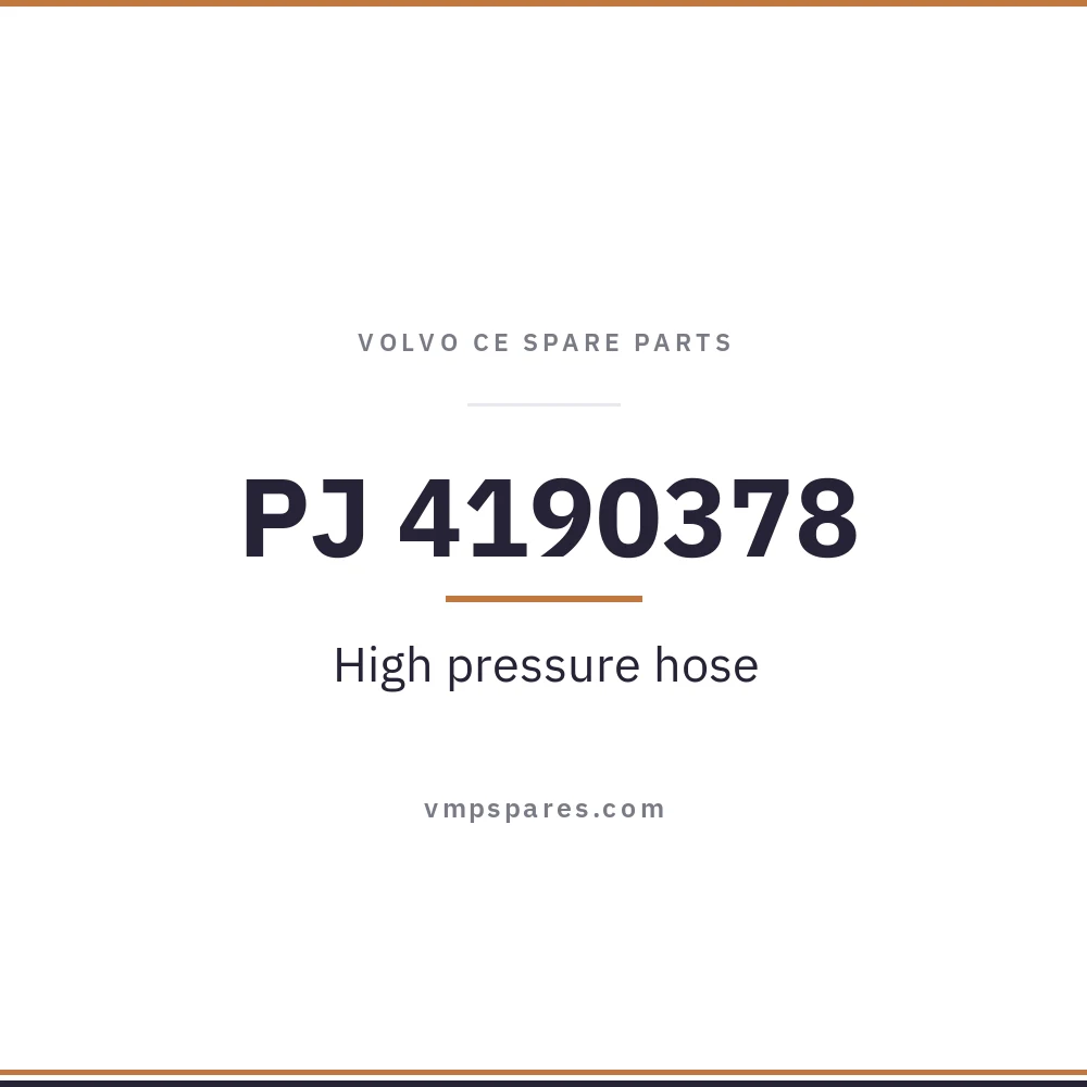 PJ 4190378 – High pressure hose