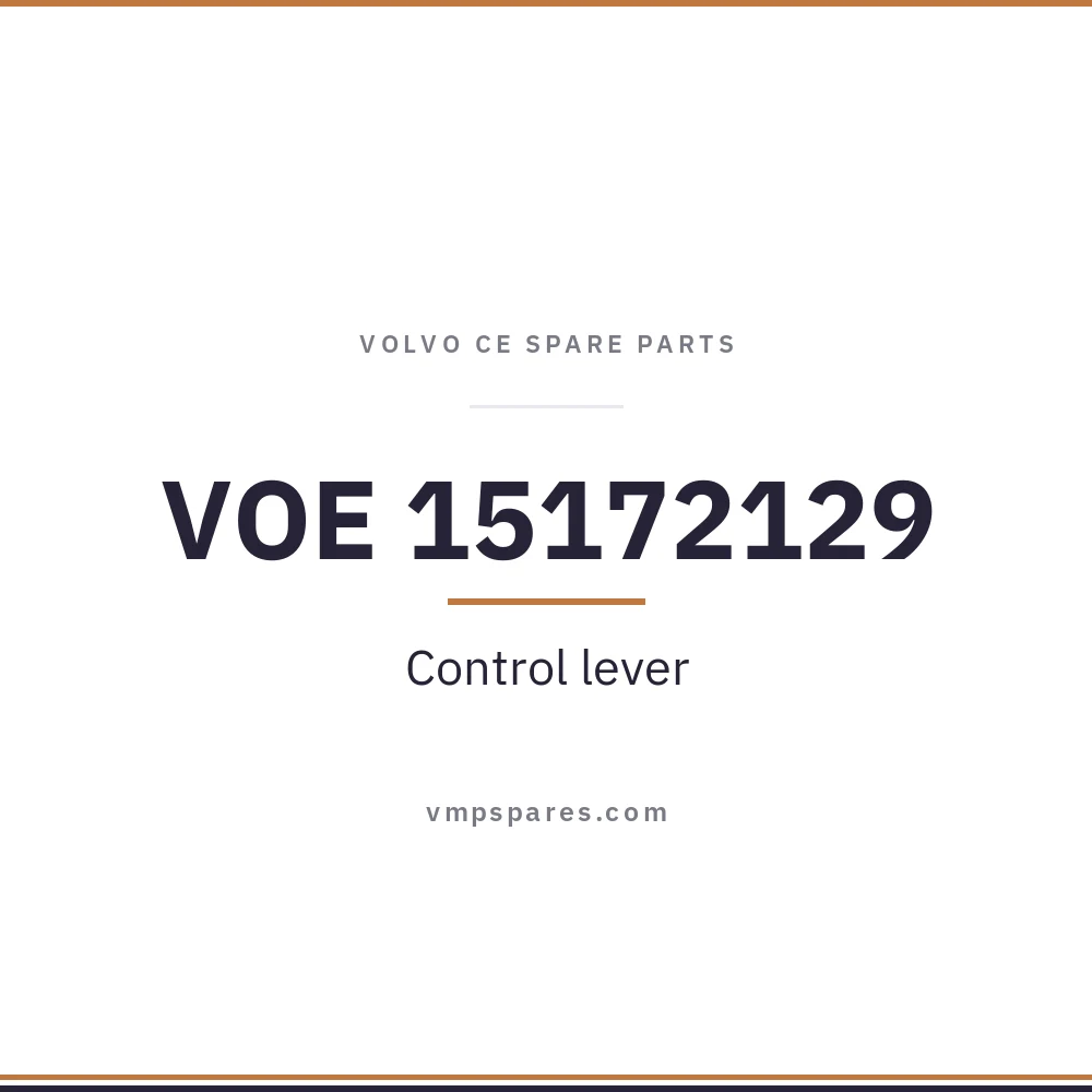 VOE 15172129 – Control lever