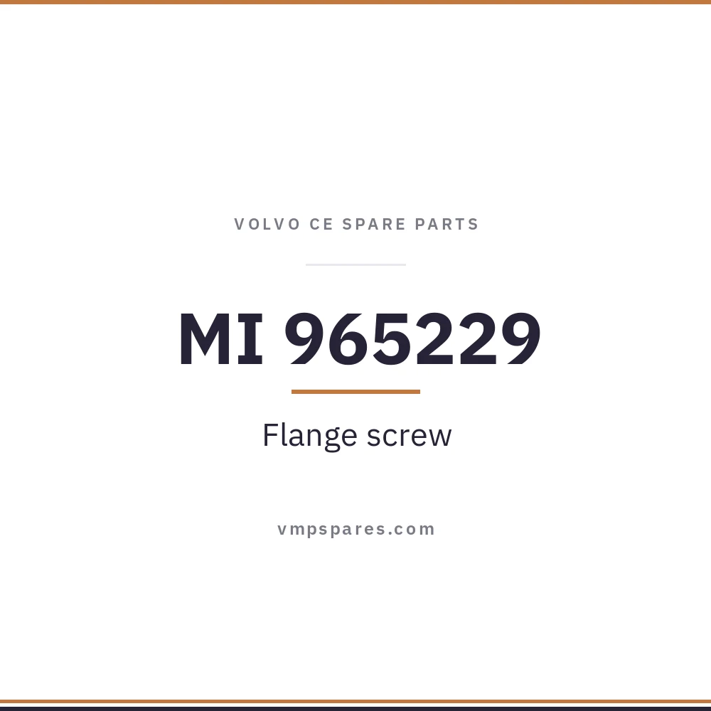 MI 965229 – Flange screw