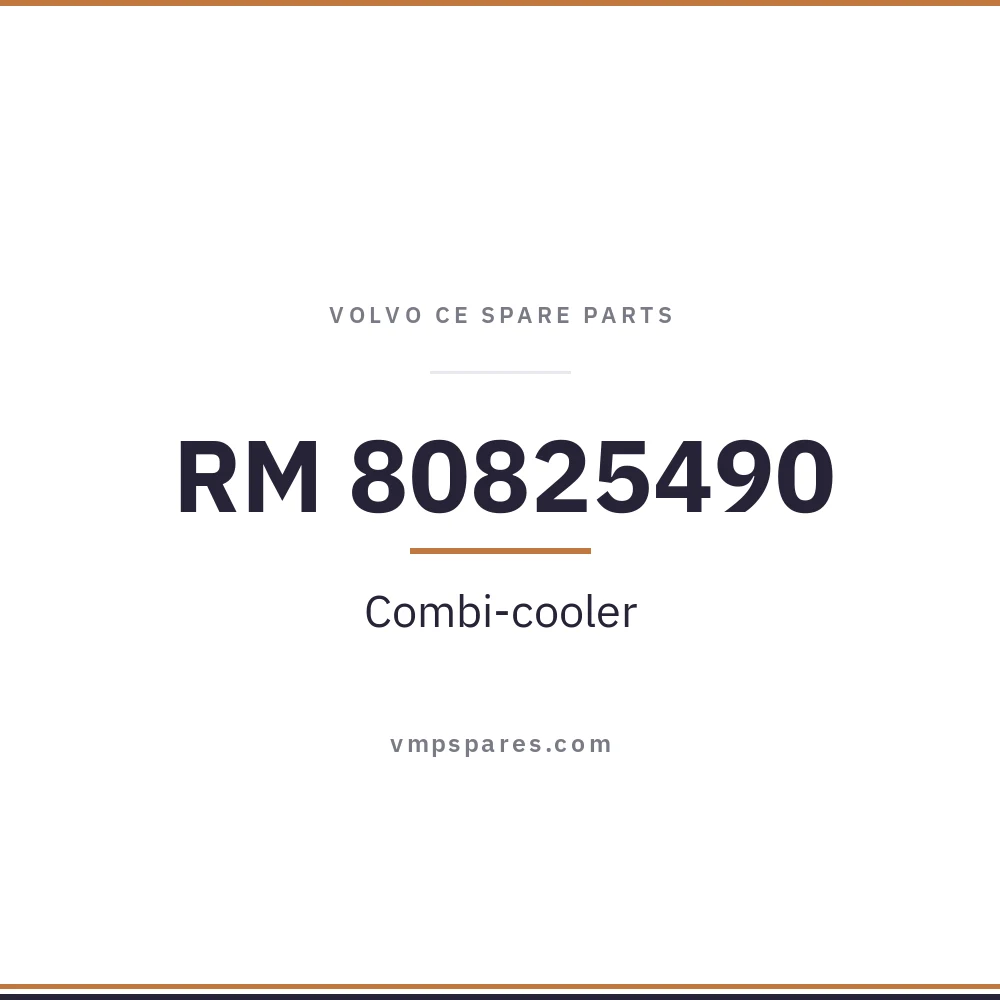 RM 80825490 – Combi-cooler