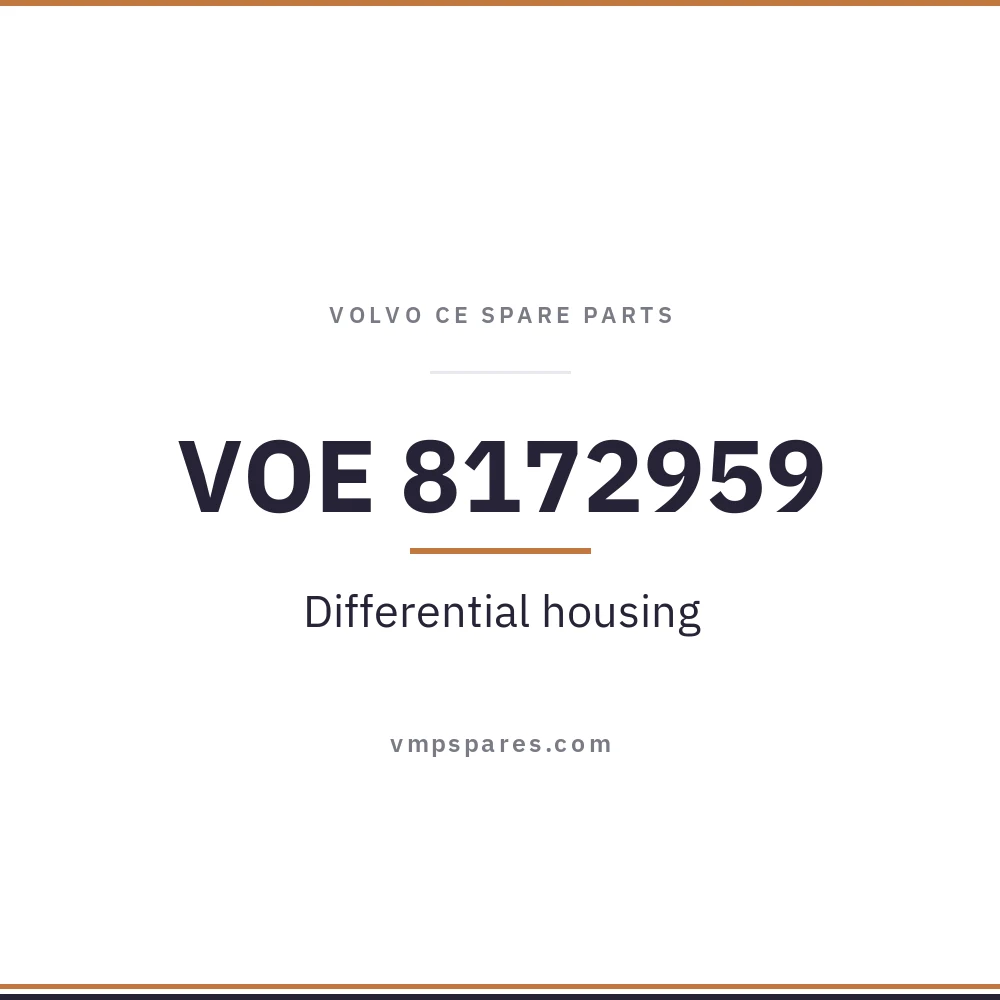 VOE 8172959 – Differential housing