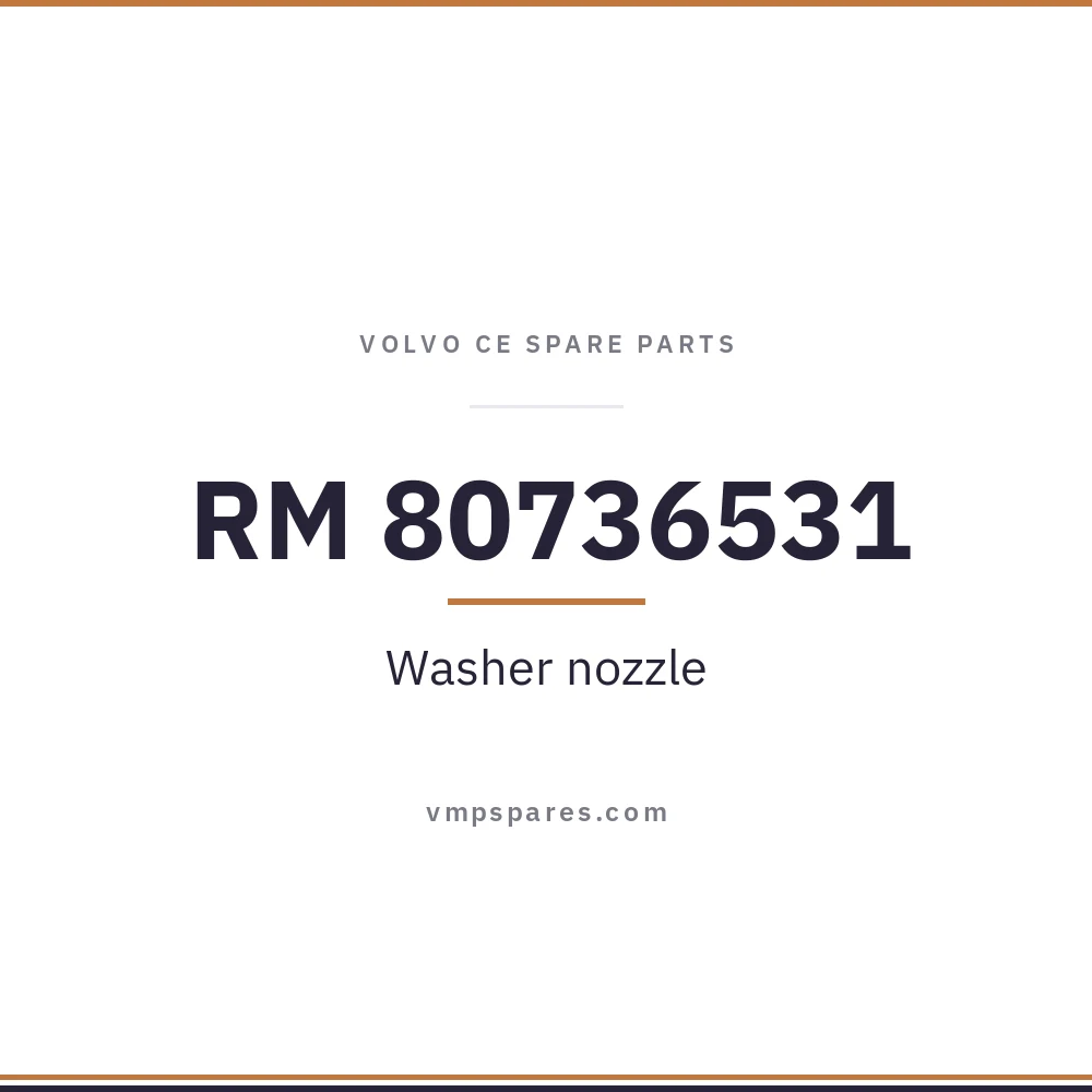 RM 80736531 – Washer nozzle