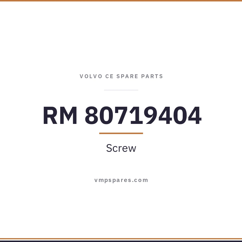 RM 80719404 – Screw