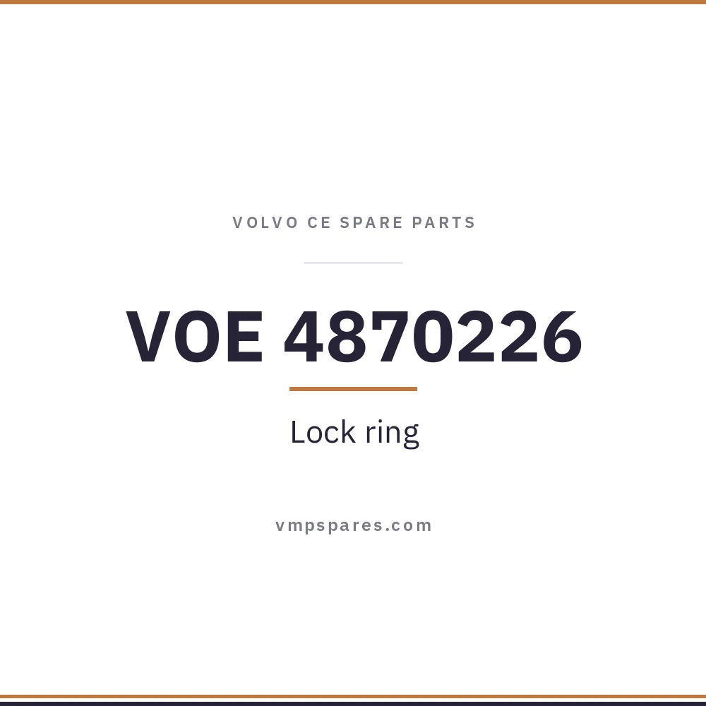 VOE 4870226 – Lock ring