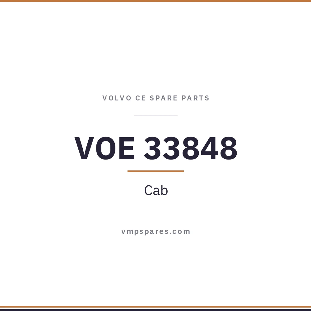 VOE 33848 – Cab