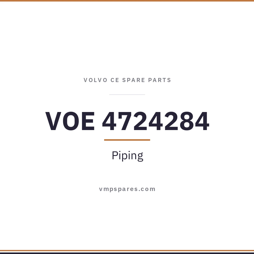 VOE 4724284 – Piping