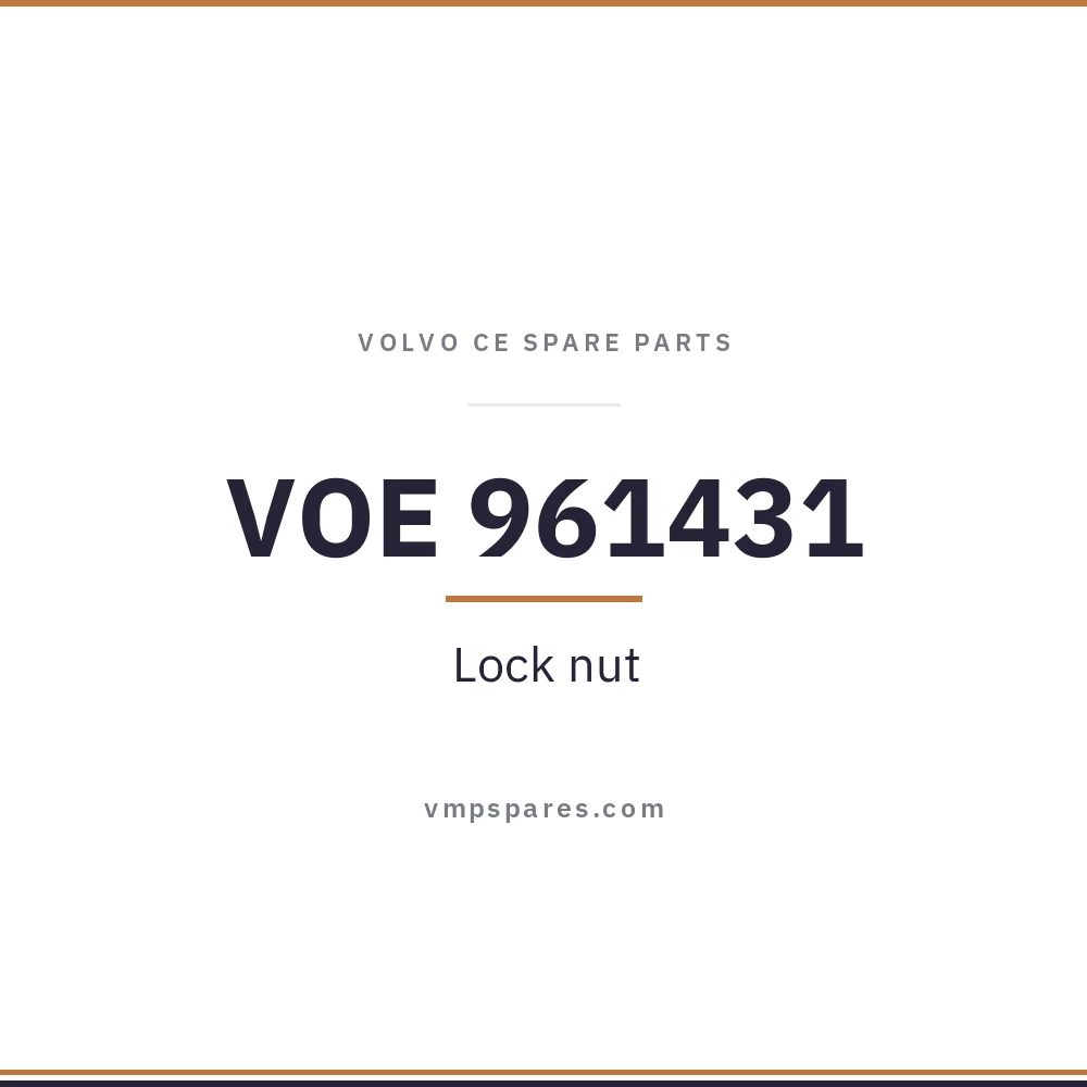 VOE 961431 – Lock nut